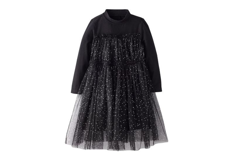 black tulle dress