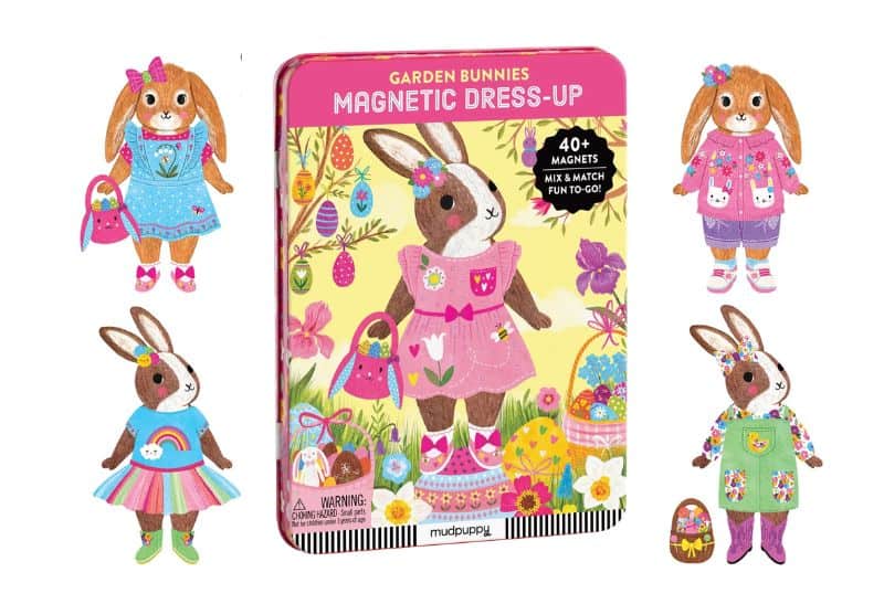 bunnies magnetic dress-up